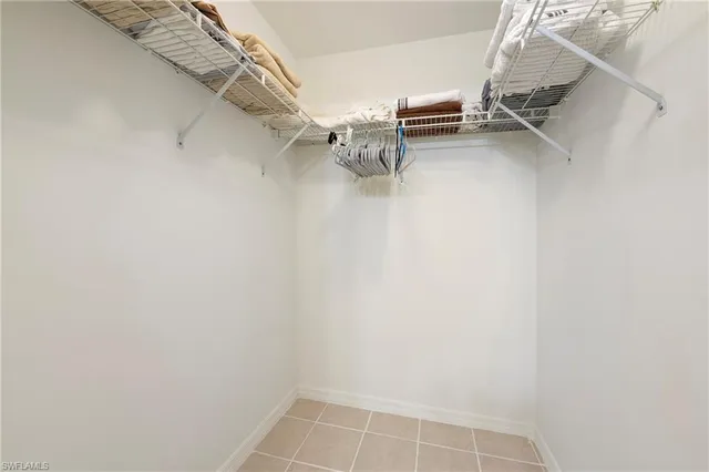 a view of walk in closet