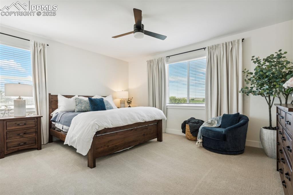 42973 Colonial Trail Elizabeth, CO 80107 - Photo 6 of 10 a spacious bedroom with a bed and a couch