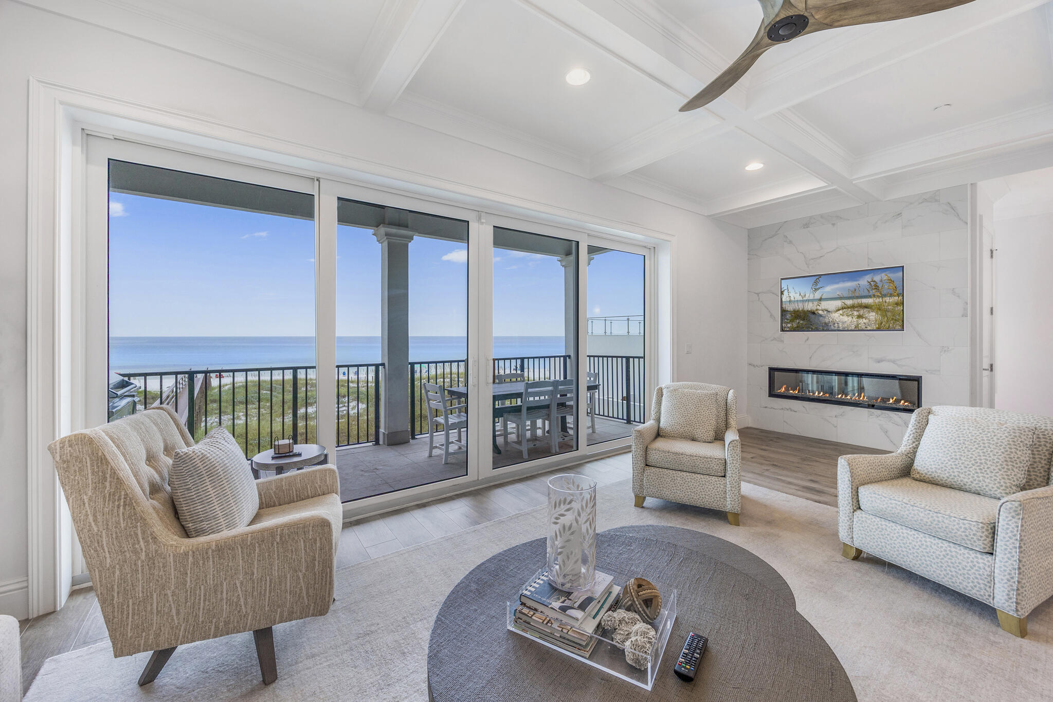 26 Azzurro Way Santa Rosa Beach, FL 32459 - Photo 17 of 78 a living room with furniture and a large window