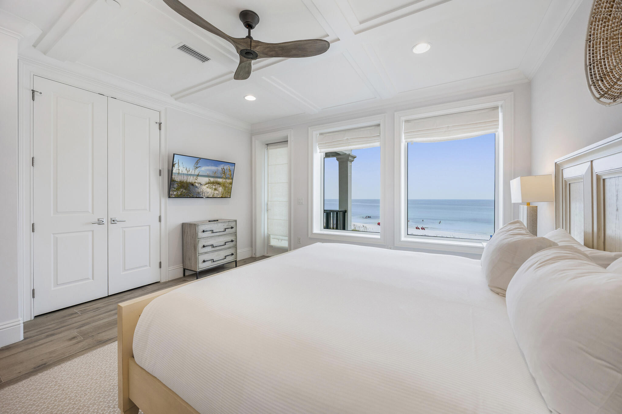 26 Azzurro Way Santa Rosa Beach, FL 32459 - Photo 29 of 78 a spacious bedroom with a bed and a tv