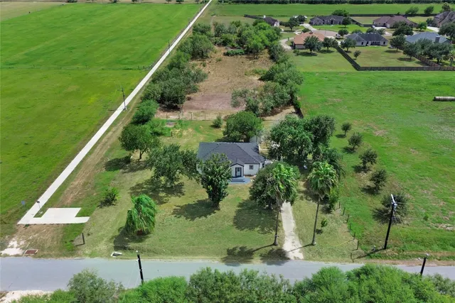 a view of a garden with a bridge