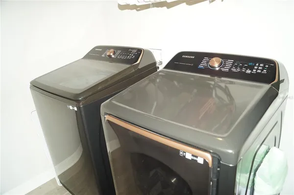 a close view of utility room