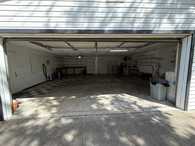 a view of wooden door