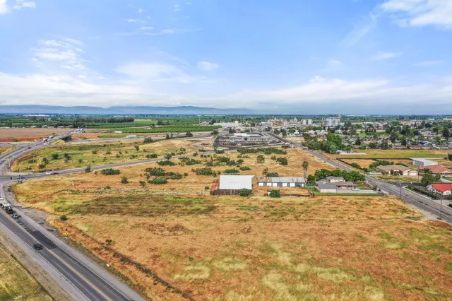 a view of lake with city