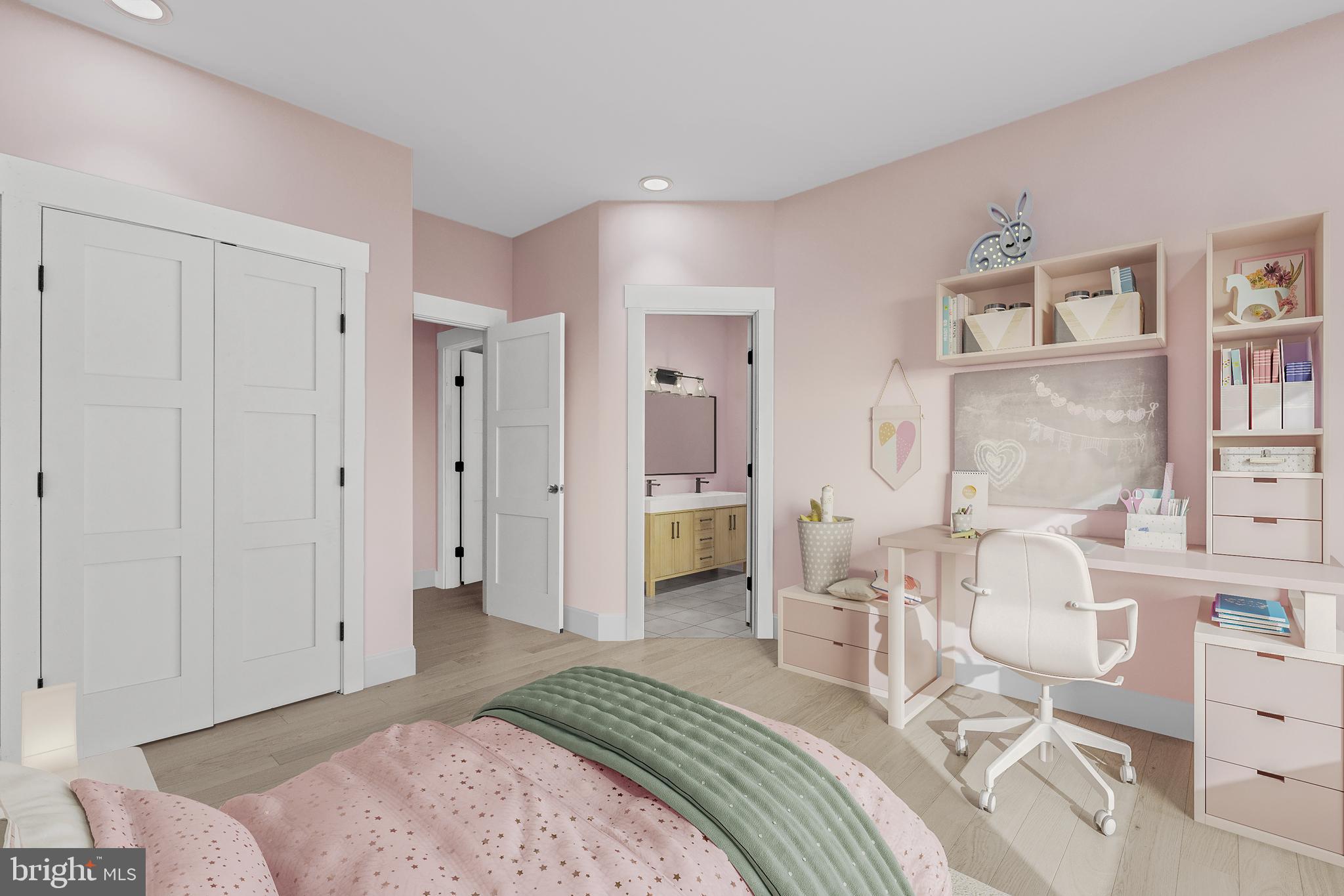 5829 25th Road North Arlington, VA 22207 - Photo 11 of 20 a spacious bedroom with a bed and a cabinets