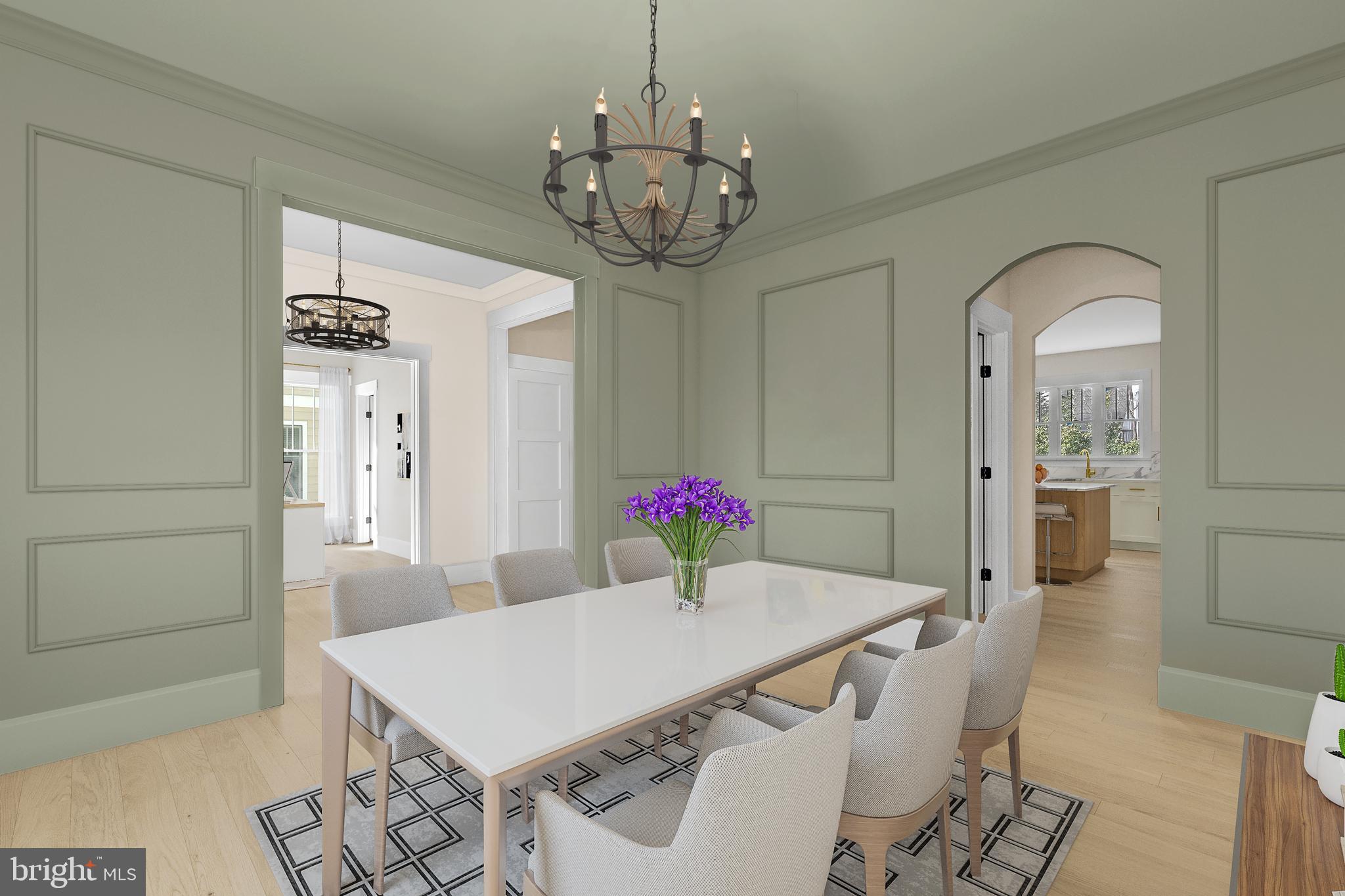 5829 25th Road North Arlington, VA 22207 - Photo 4 of 20 a view of a dining room with furniture