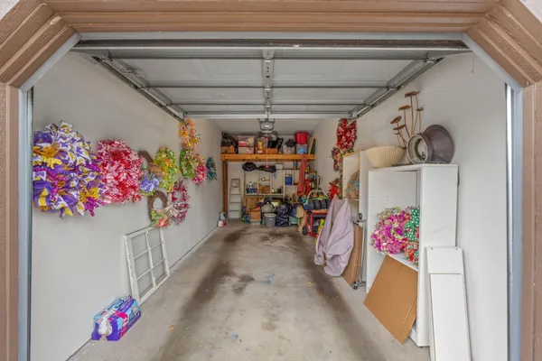 a view of storage and utility room