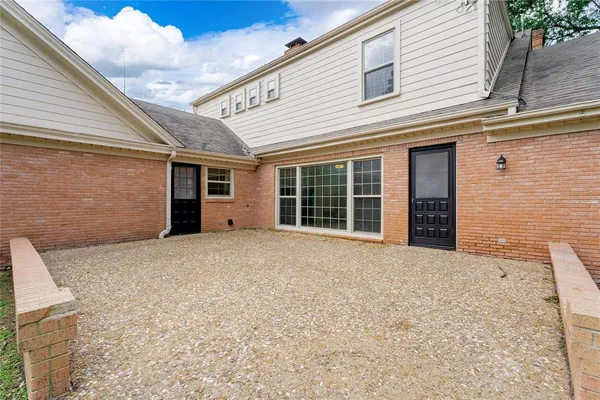 a view of a house with a outdoor space