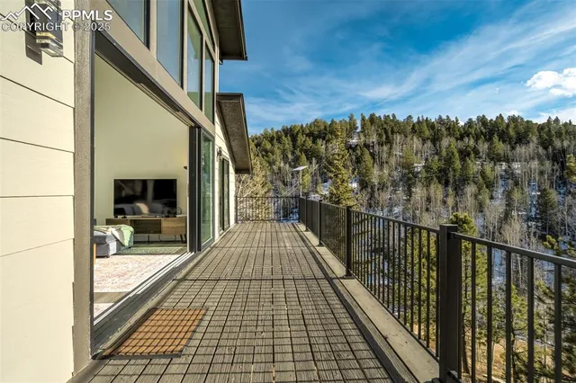 a view of front door