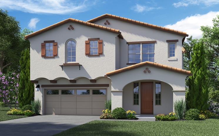 Ruby Way Gilroy, CA 95020 - Photo 1 of 1 a front view of a house with a yard and garage