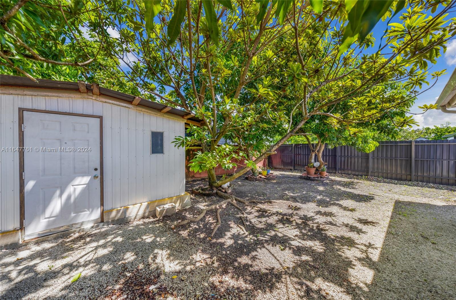 12431 Southwest 220th Street Miami, FL 33170 - Photo 31 of 34 a view of a backyard with a tree