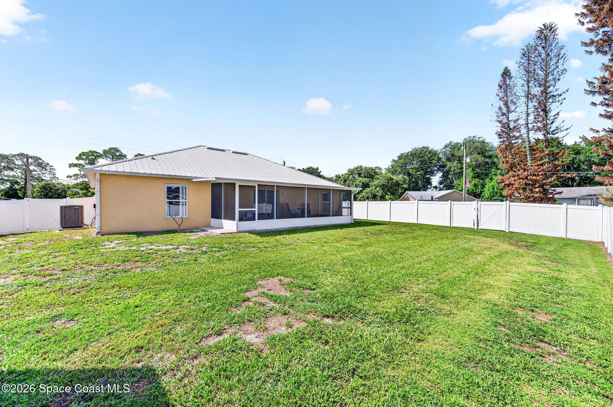 6392 Hudson Road Cocoa, FL 32927 - Photo 33 of 36 Big back yard