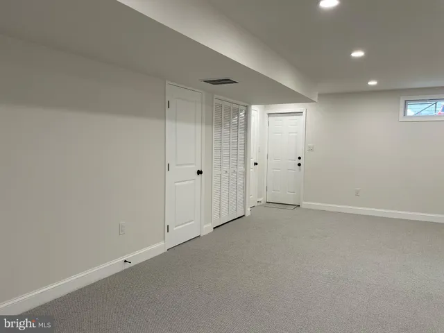 a view of an empty room