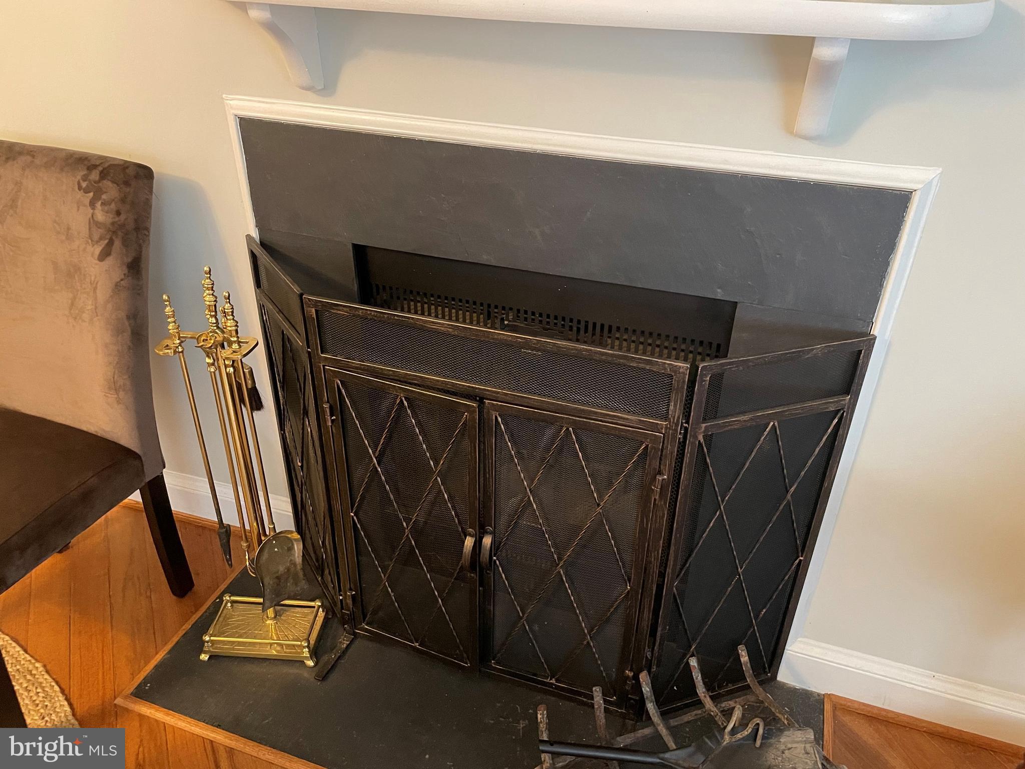 2606 Tunlaw Road Northwest, Unit 1 Washington, DC 20007 - Photo 12 of 22 Wood-burning Fireplace