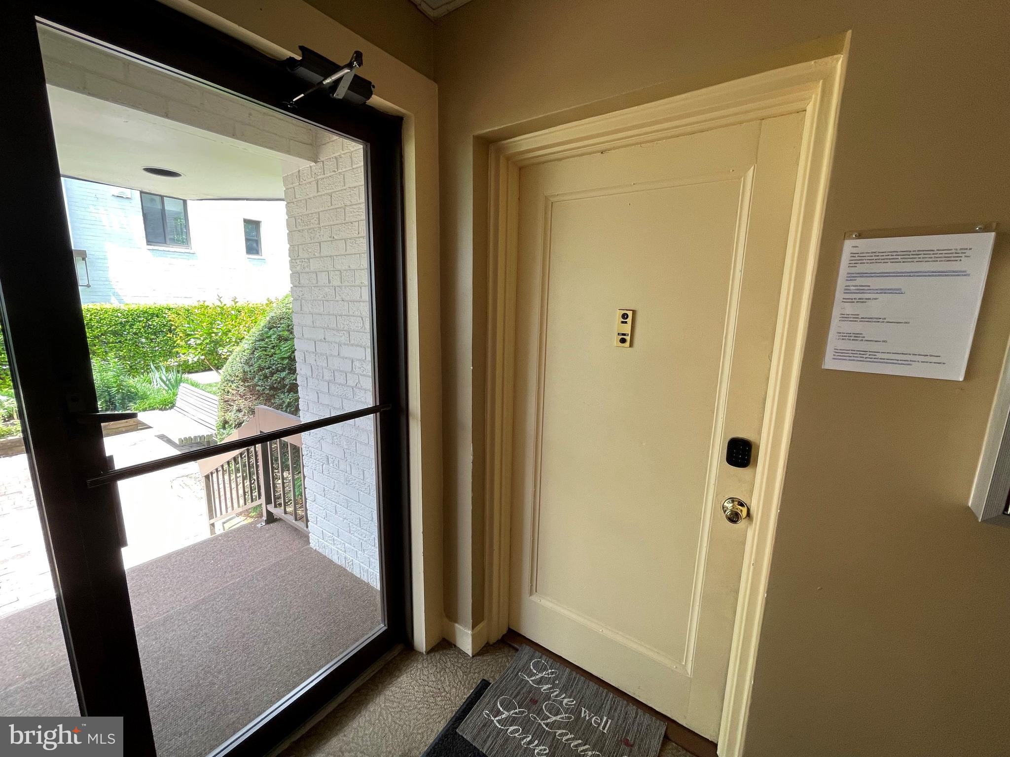 2606 Tunlaw Road Northwest, Unit 1 Washington, DC 20007 - Photo 3 of 22 Unit Entrance