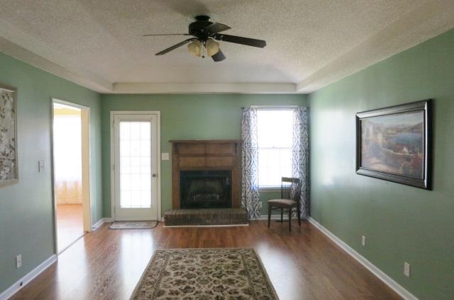 235 Rossview Road Clarksville, TN 37043 - Photo 3 of 20 Living Room with Wood Burning Fireplace