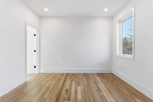 wooden floor in an empty room