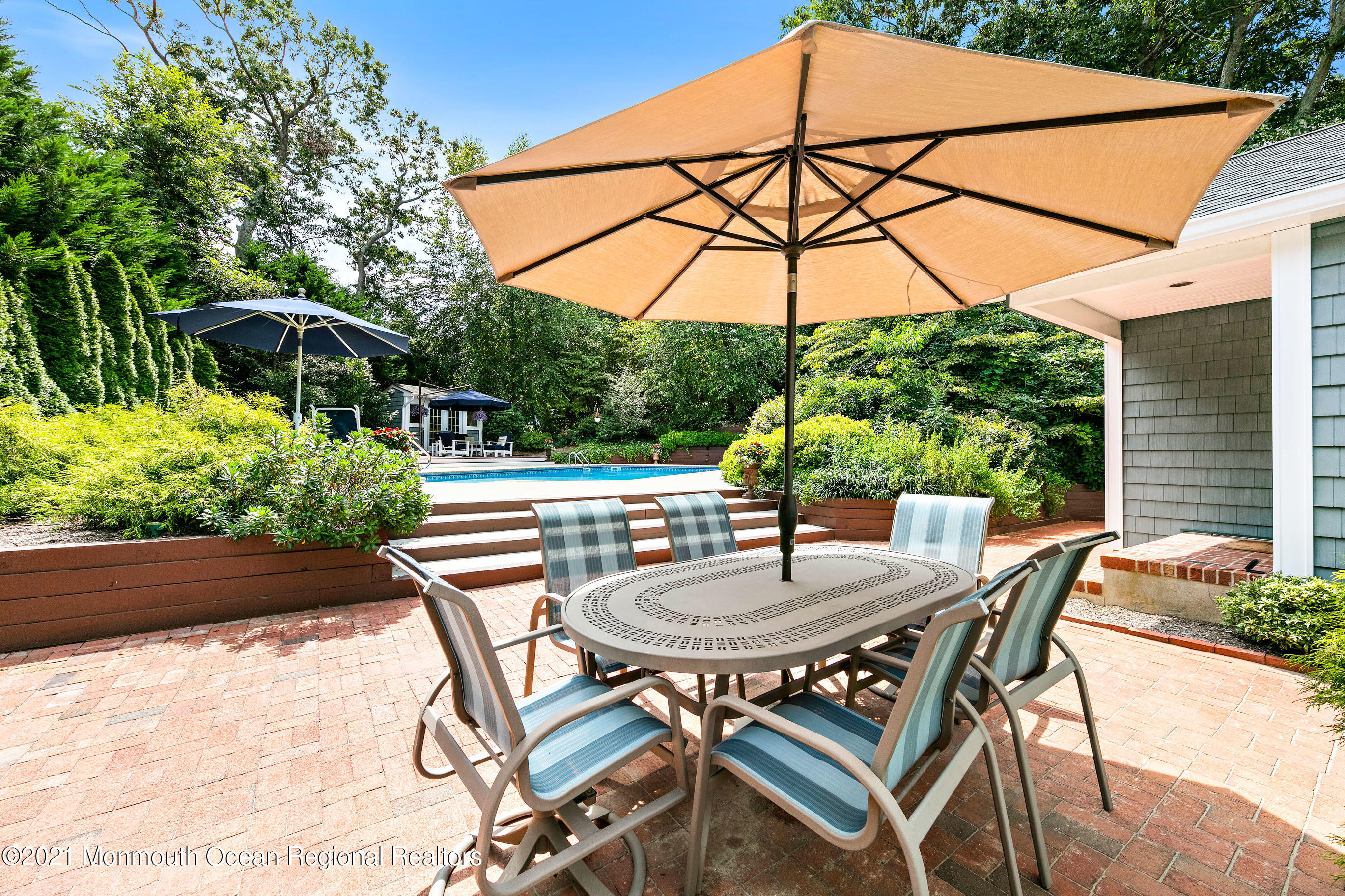 556 Albermarle Road Brick, NJ 08724 - Photo 14 of 60 Backyard Oasis w/ Pool & Cabana!