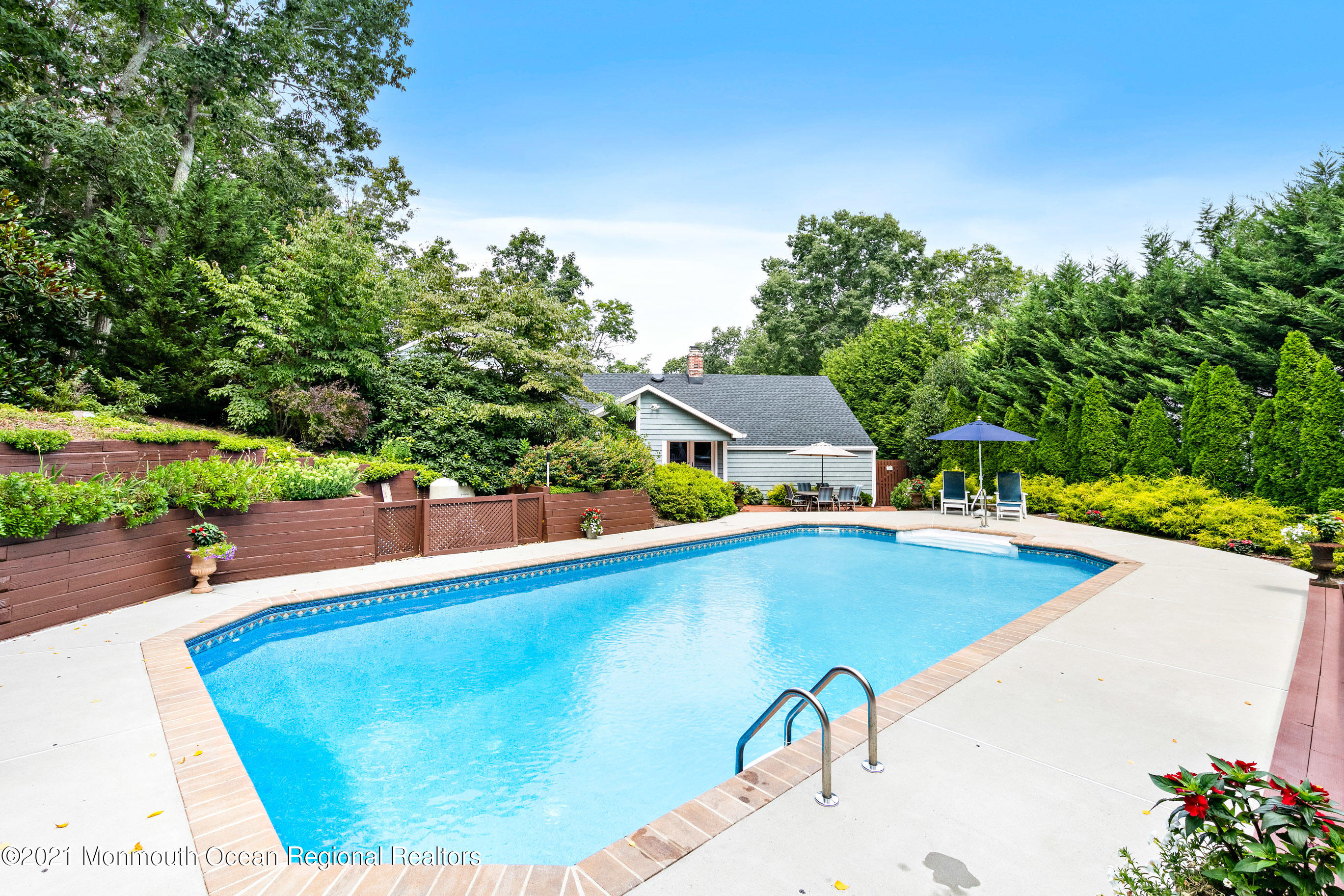 556 Albermarle Road Brick, NJ 08724 - Photo 58 of 60 Backyard Oasis w/ Pool and Cabana!