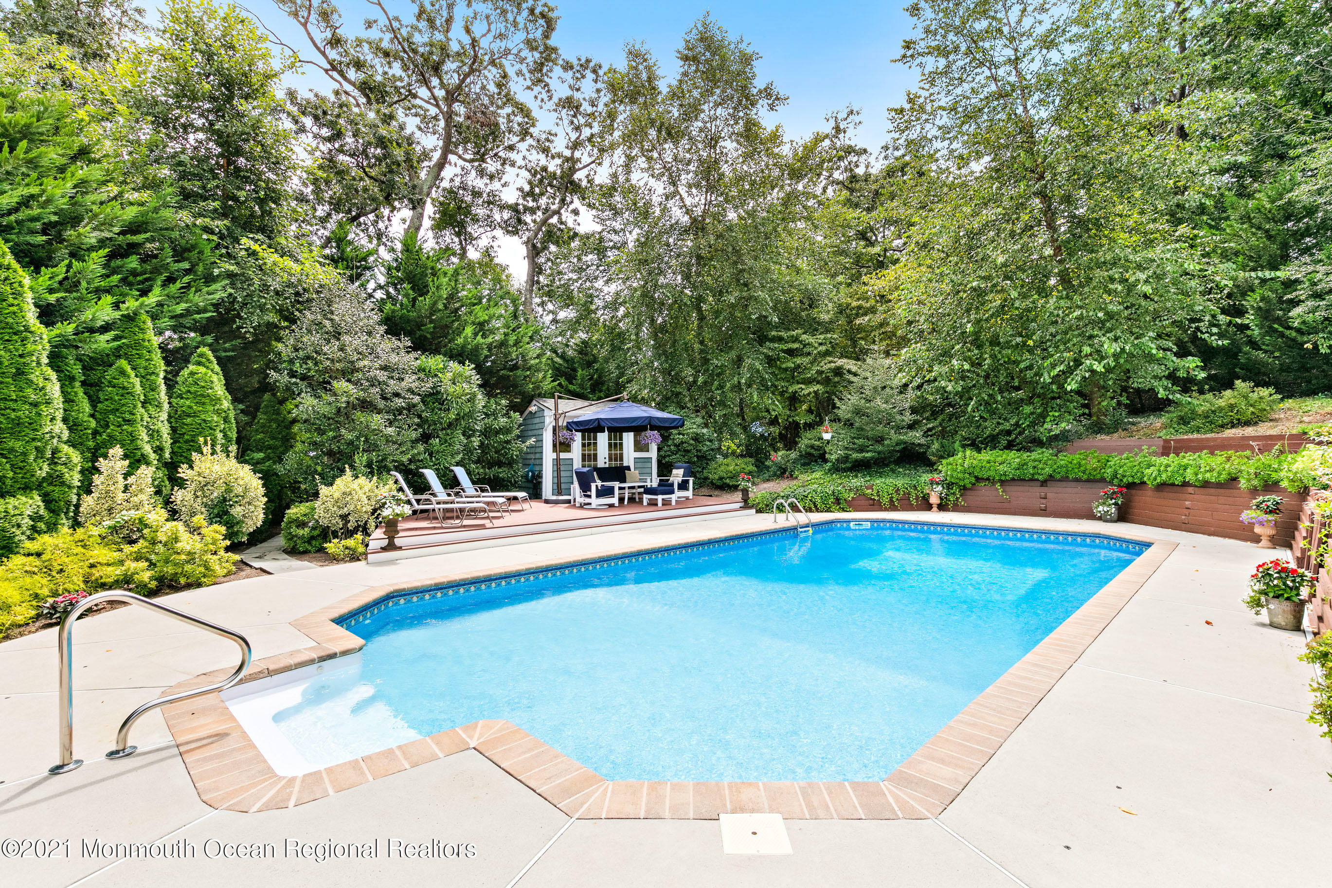 556 Albermarle Road Brick, NJ 08724 - Photo 59 of 60 Backyard Oasis w/ Pool and Cabana!