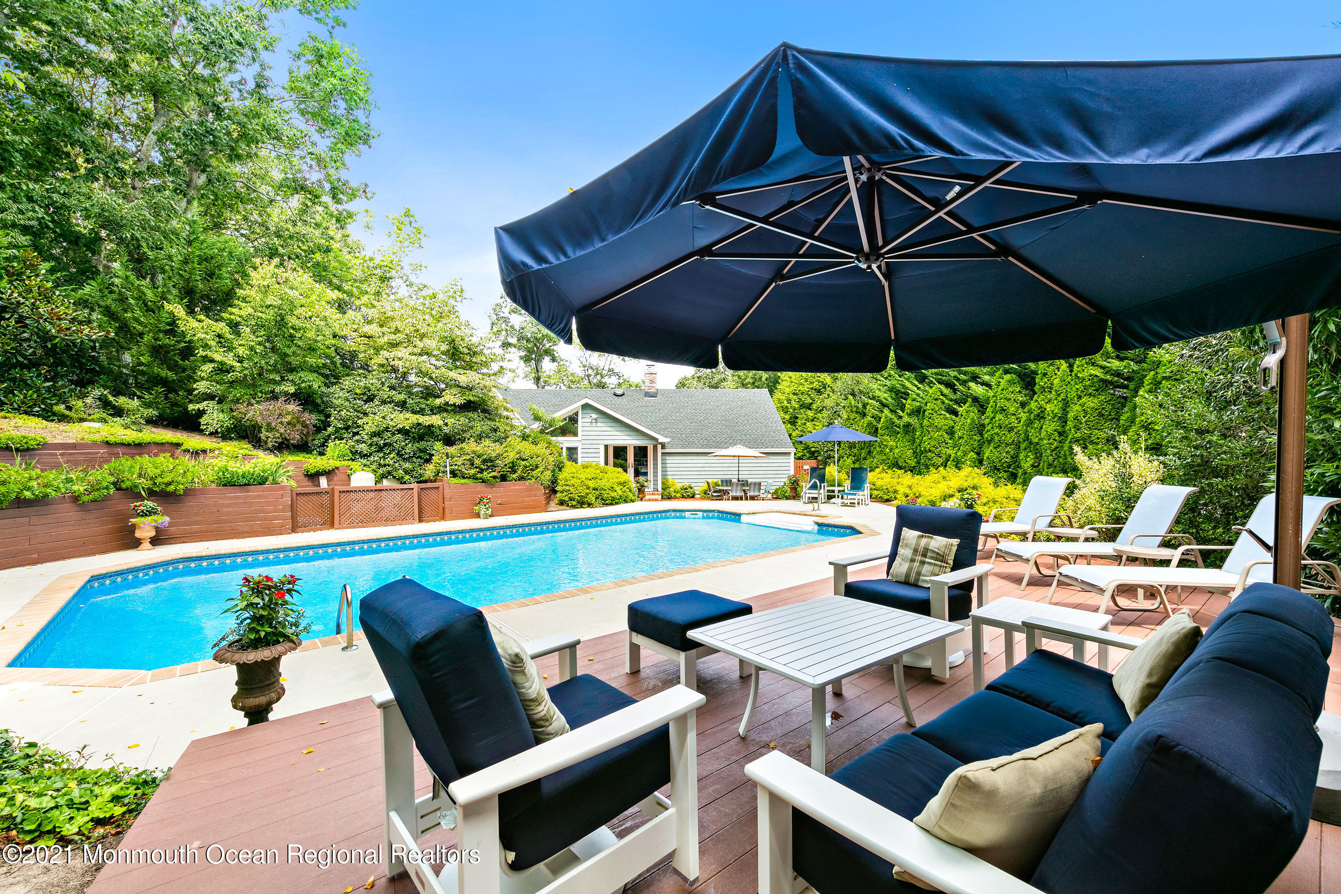 556 Albermarle Road Brick, NJ 08724 - Photo 7 of 60 Backyard Oasis w/ Pool & Cabana!