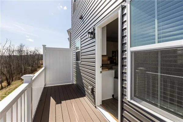 a view of balcony and deck