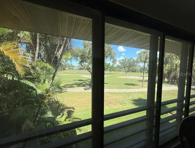 a view of sky from window