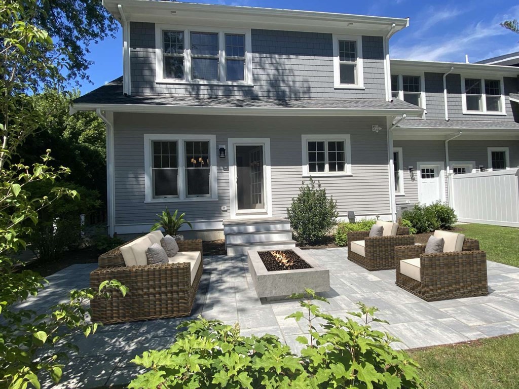 3 Wellesley Avenue, Unit 3 Needham, MA 02494 - Photo 13 of 19 a view of a house with backyard and sitting area