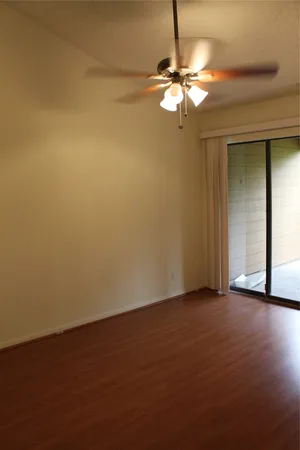 a bathroom with a sink vanity and mirror