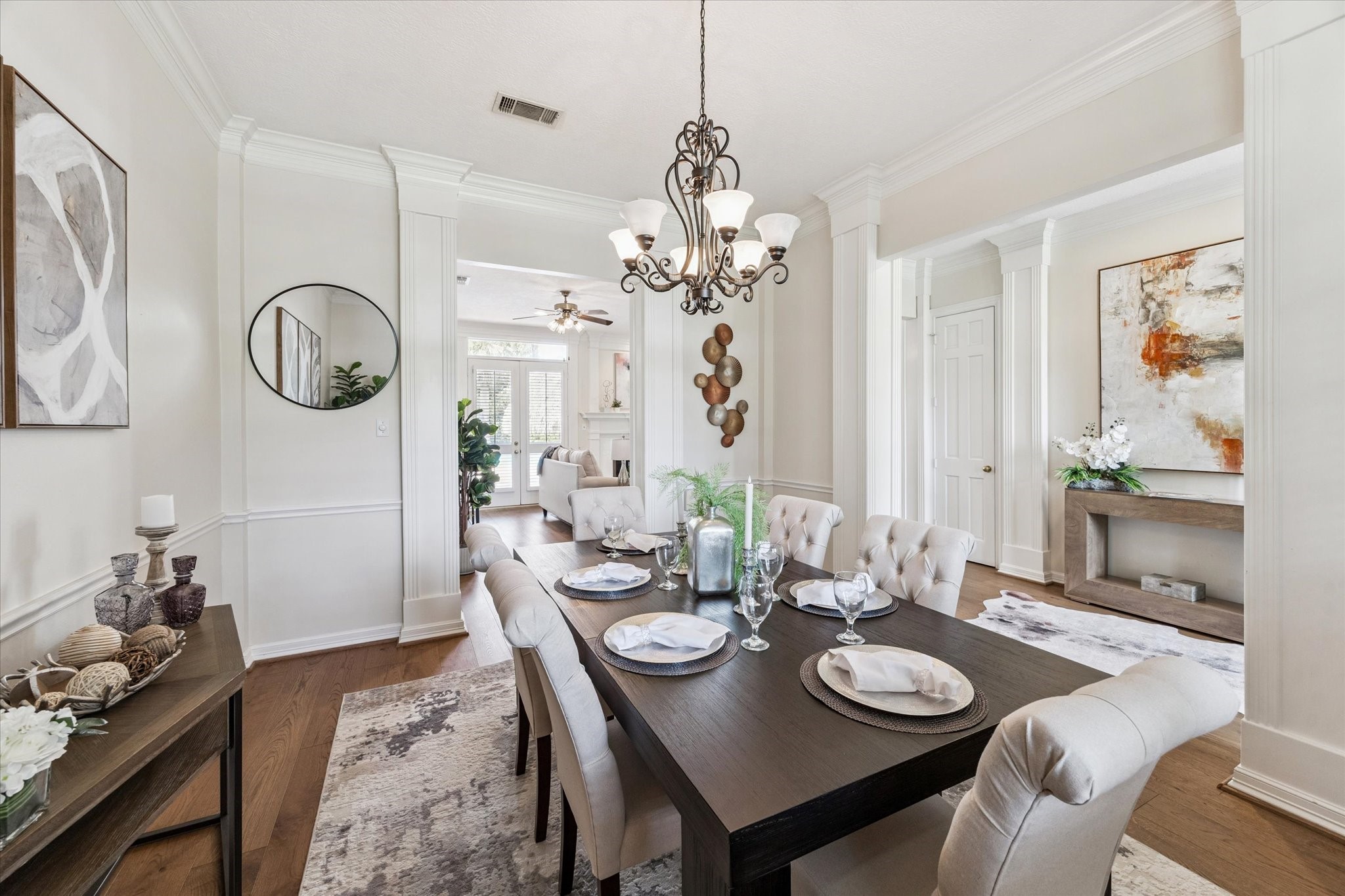 3577 Katy Hockley Road Katy, TX 77493 - Photo 18 of 50 Open layout design allows the dining space to flow effortlessly into the living and kitchen areas.
