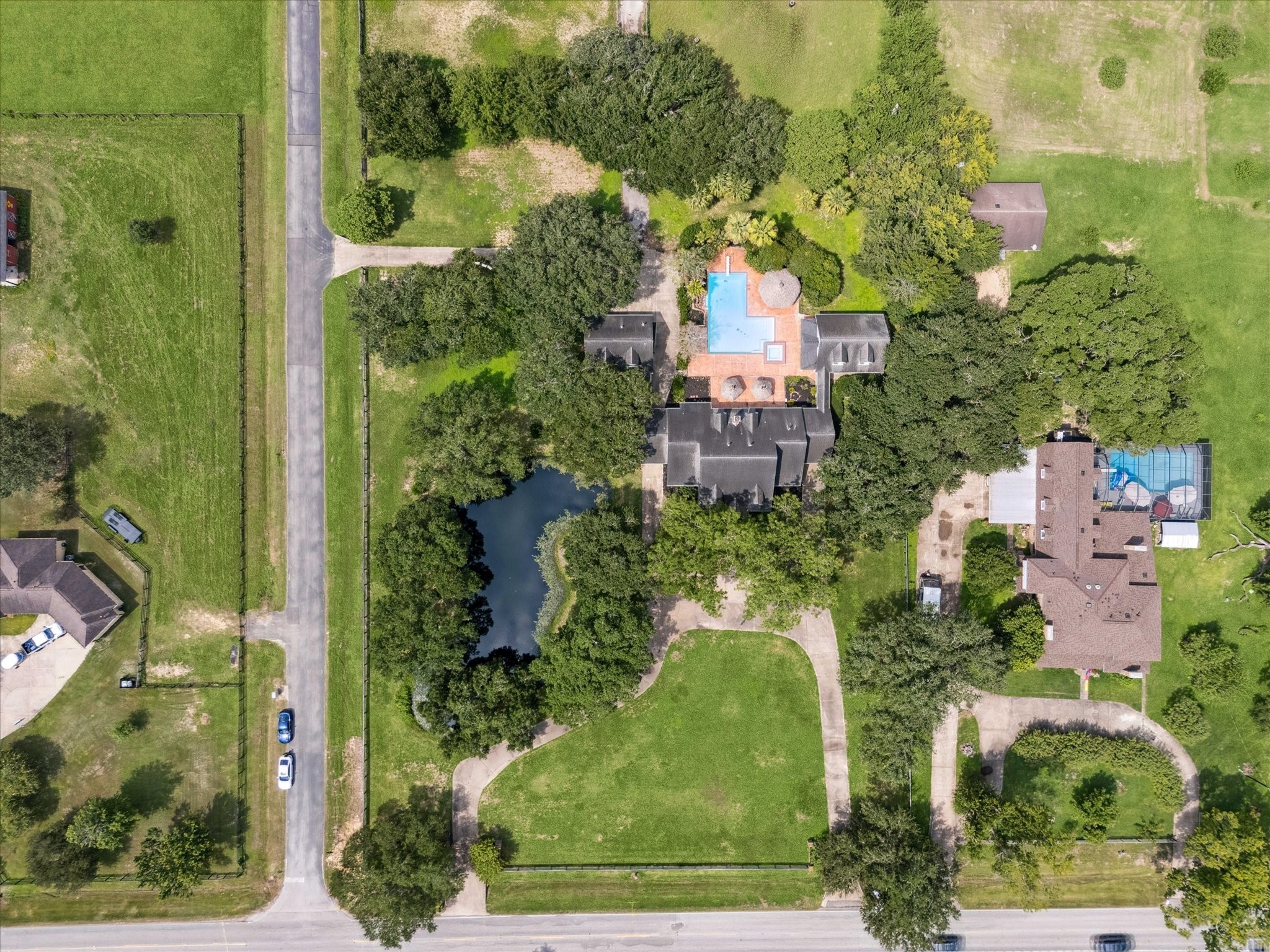 3577 Katy Hockley Road Katy, TX 77493 - Photo 49 of 50 aerial view of a house with a yard