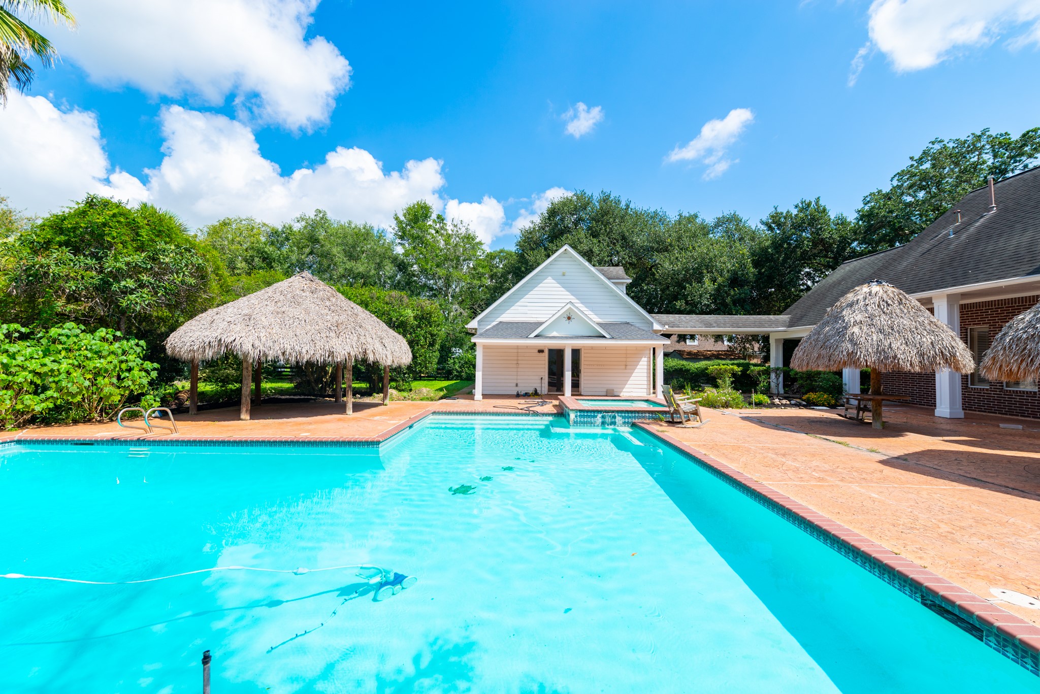 3577 Katy Hockley Road Katy, TX 77493 - Photo 9 of 50 a view of an house with swimming pool and yard