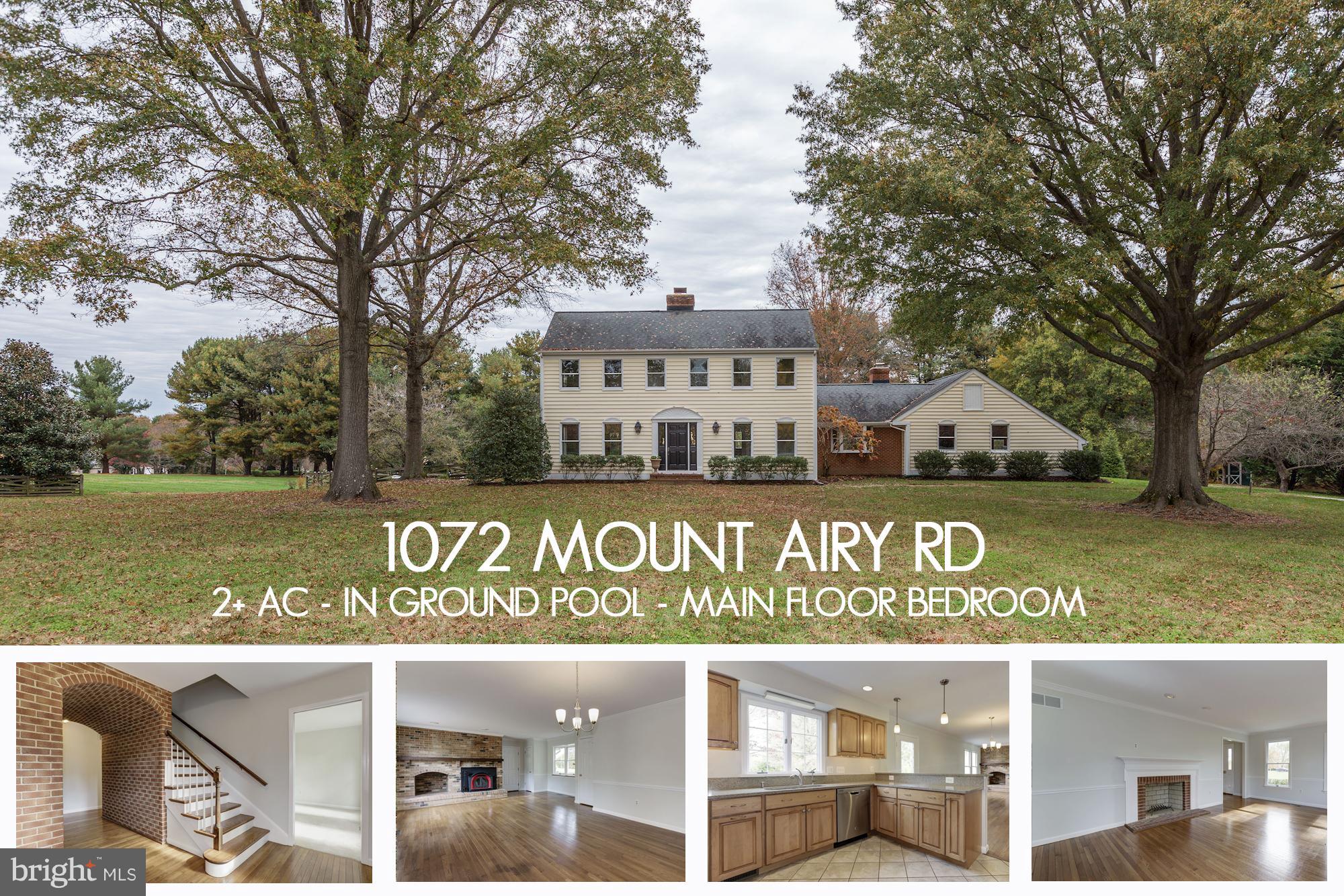 1072 Mt Airy Road Davidsonville, MD 21035 - Photo 1 of 38 Private 2+ acre estate in Davidsonville!