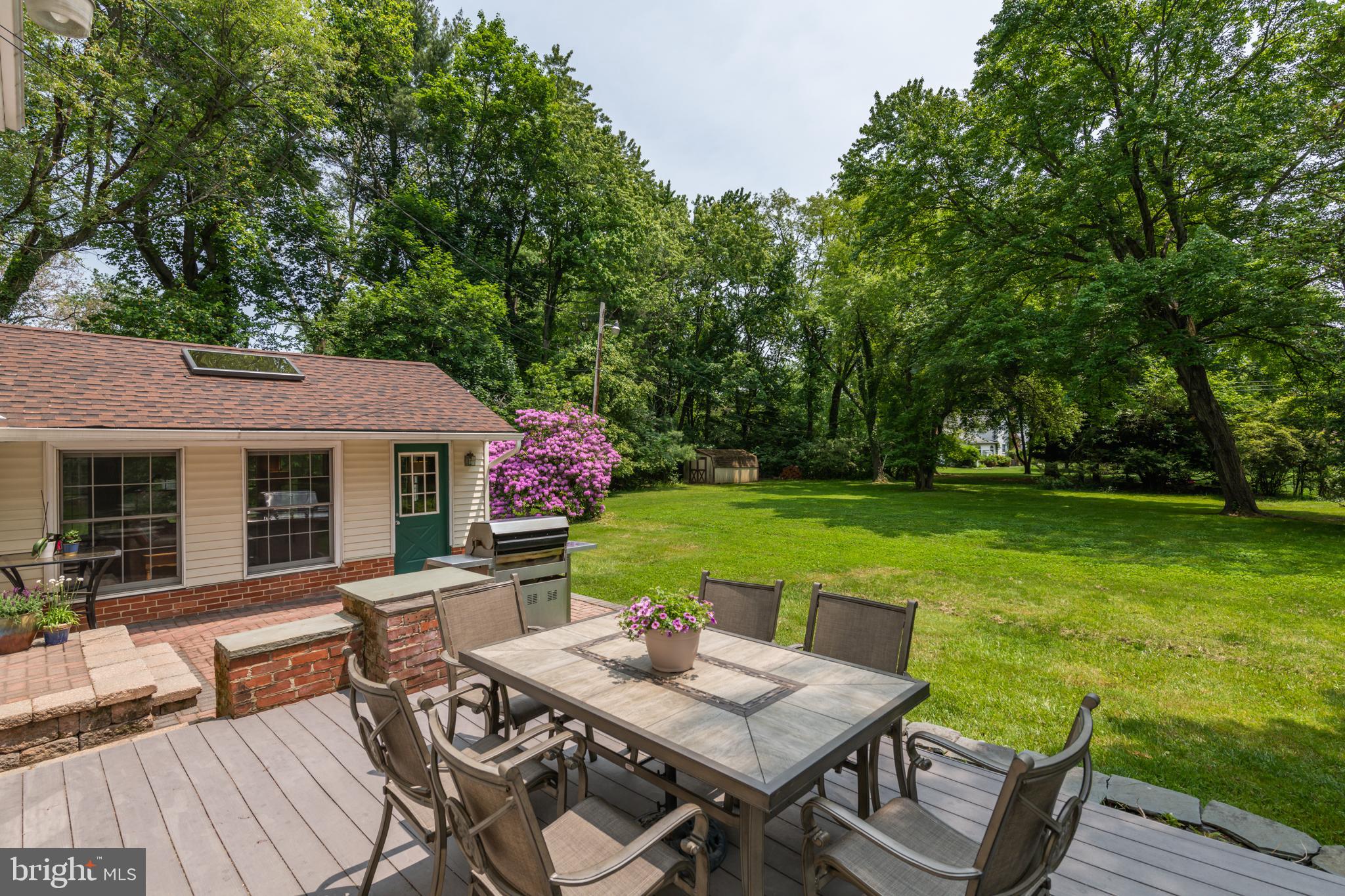 920 Davis Road Ambler, PA 19002 - Photo 29 of 39 Patio view of backyard