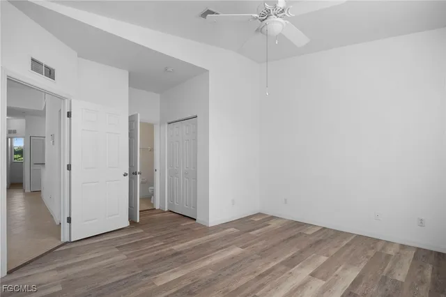 wooden floor in an empty room