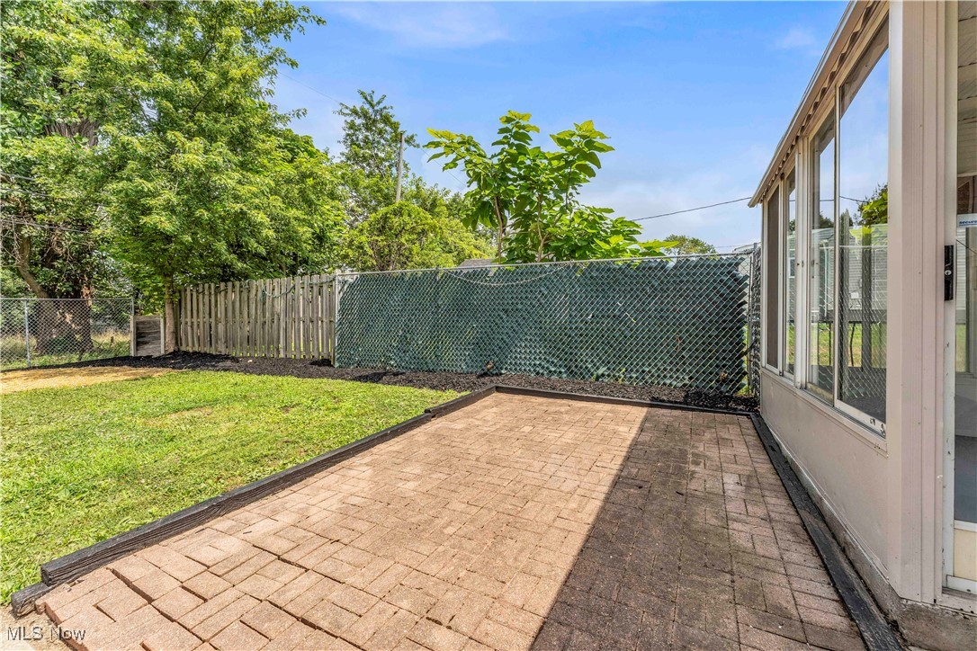 20813 Hansen Road Maple Heights, OH 44137 - Photo 33 of 40 Fenced backyard featuring a patio