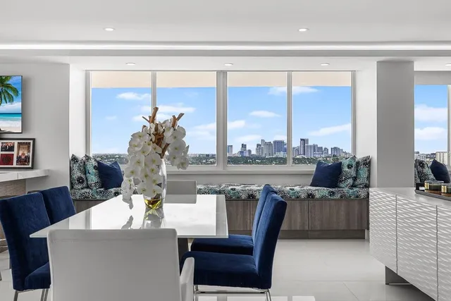 a view of a hallway with workspace