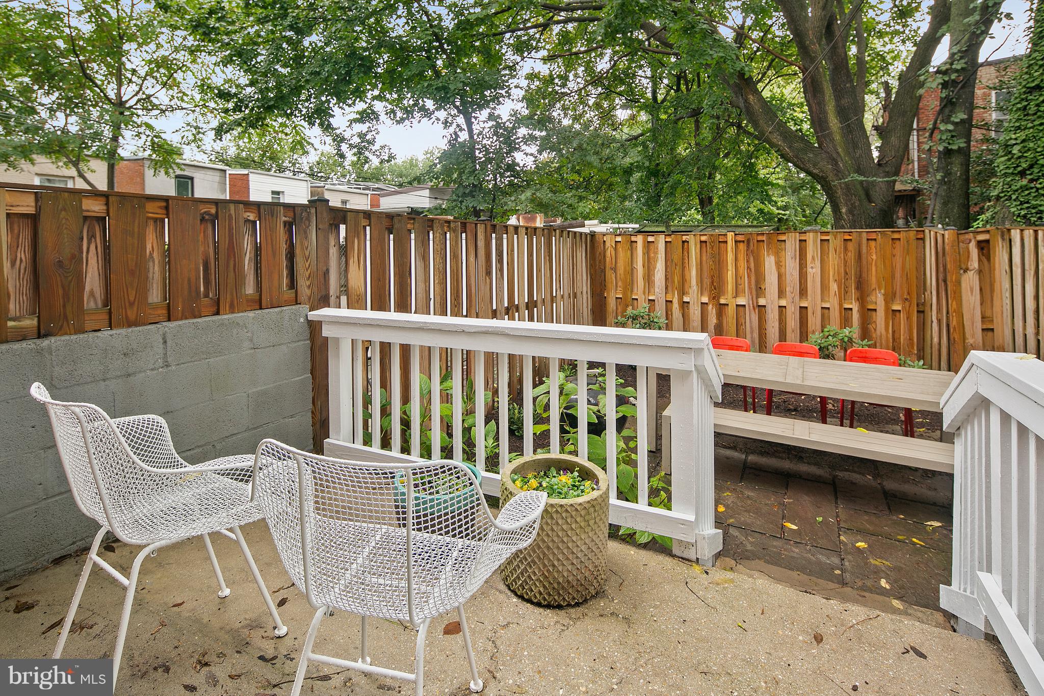 1437 G Street Northeast Washington, DC 20002 - Photo 13 of 24 a view of a chair and table in the balcony