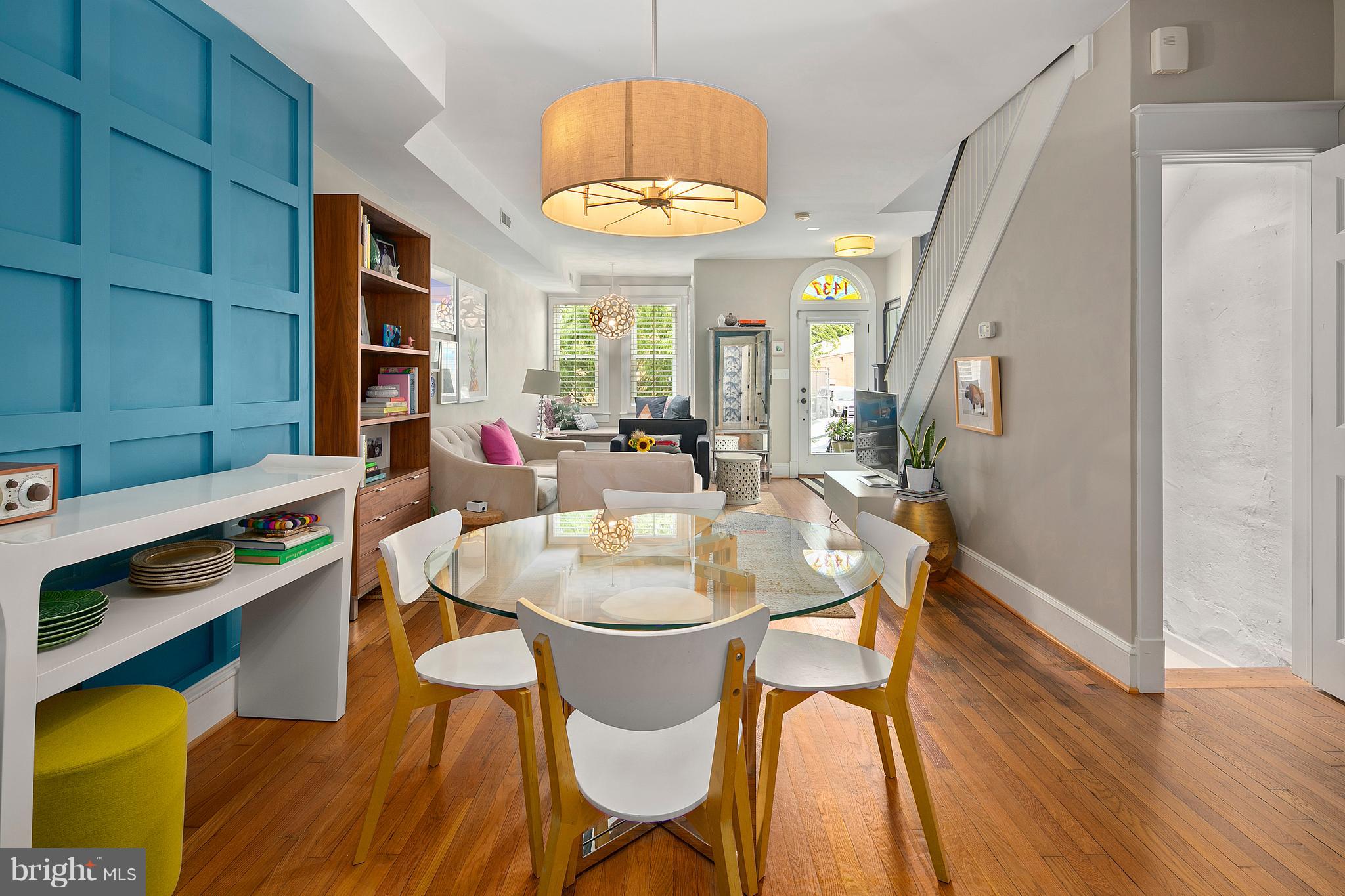 1437 G Street Northeast Washington, DC 20002 - Photo 8 of 24 a dining room with furniture and a large window