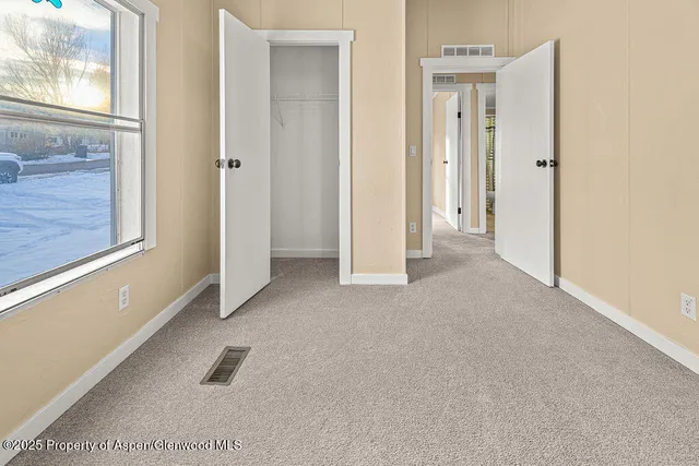 a view of a room with window