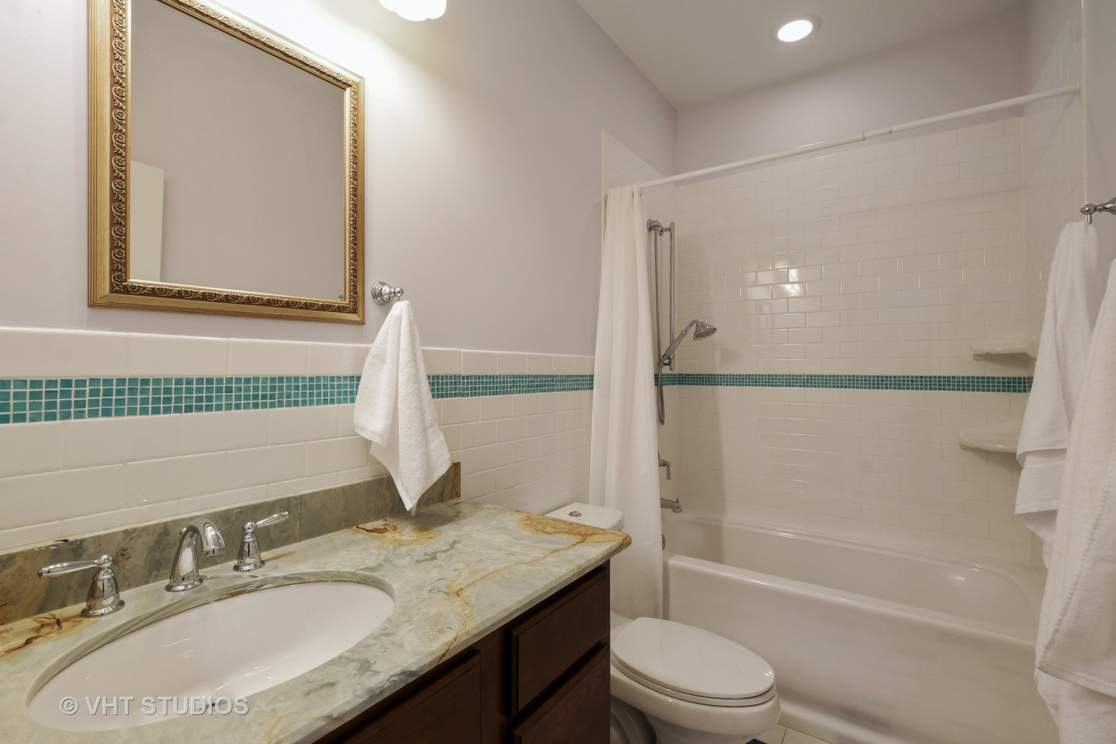 1021 Linden Lane Glenview, IL 60025 - Photo 20 of 26 a bathroom with a granite countertop sink toilet and shower