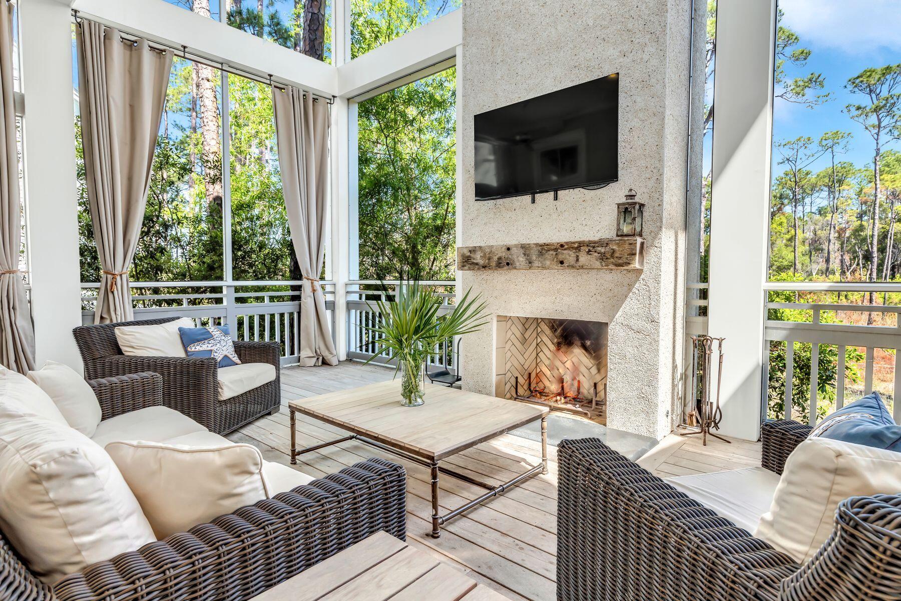 102 Vermilion Way Santa Rosa Beach, FL 32459 - Photo 20 of 50 Expansive Screened Porch