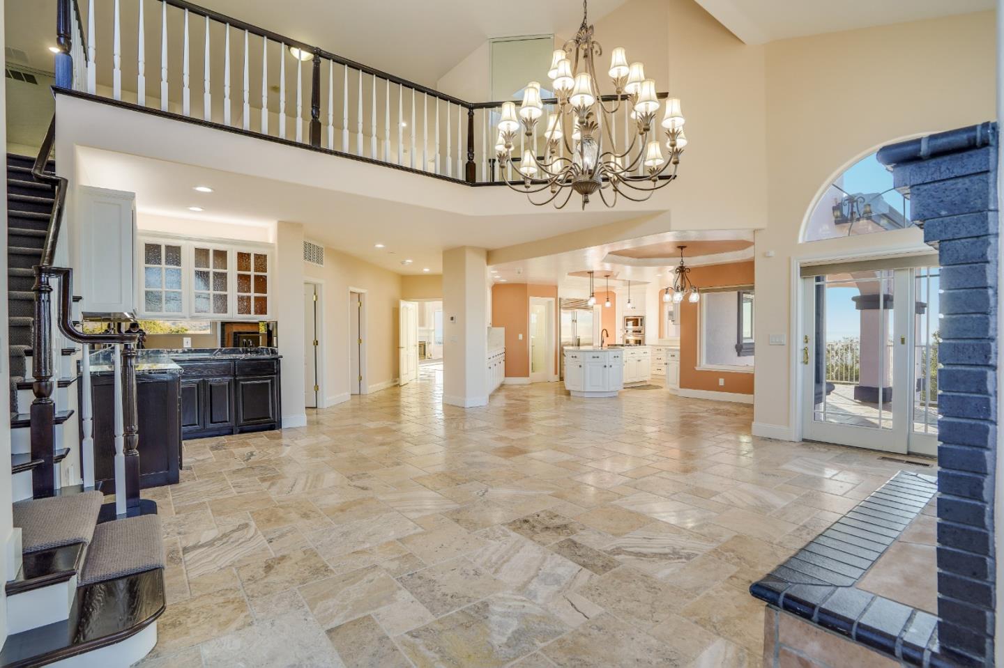 20460 Viewpoint Road Castro Valley, CA 94552 - Photo 17 of 50 a view of a lobby with a chandelier and living room