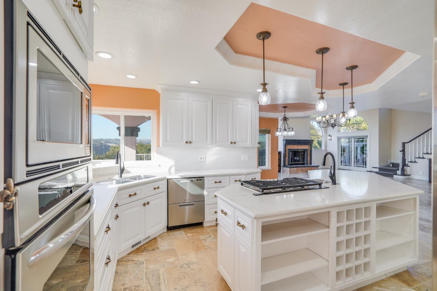 20460 Viewpoint Road Castro Valley, CA 94552 - Photo 19 of 50 a kitchen that has a lot of cabinets in it