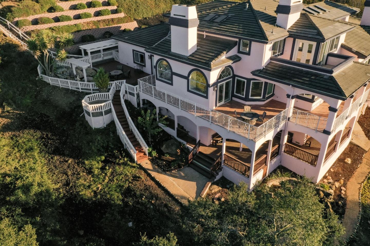 20460 Viewpoint Road Castro Valley, CA 94552 - Photo 2 of 50 an aerial view of a house with backyard