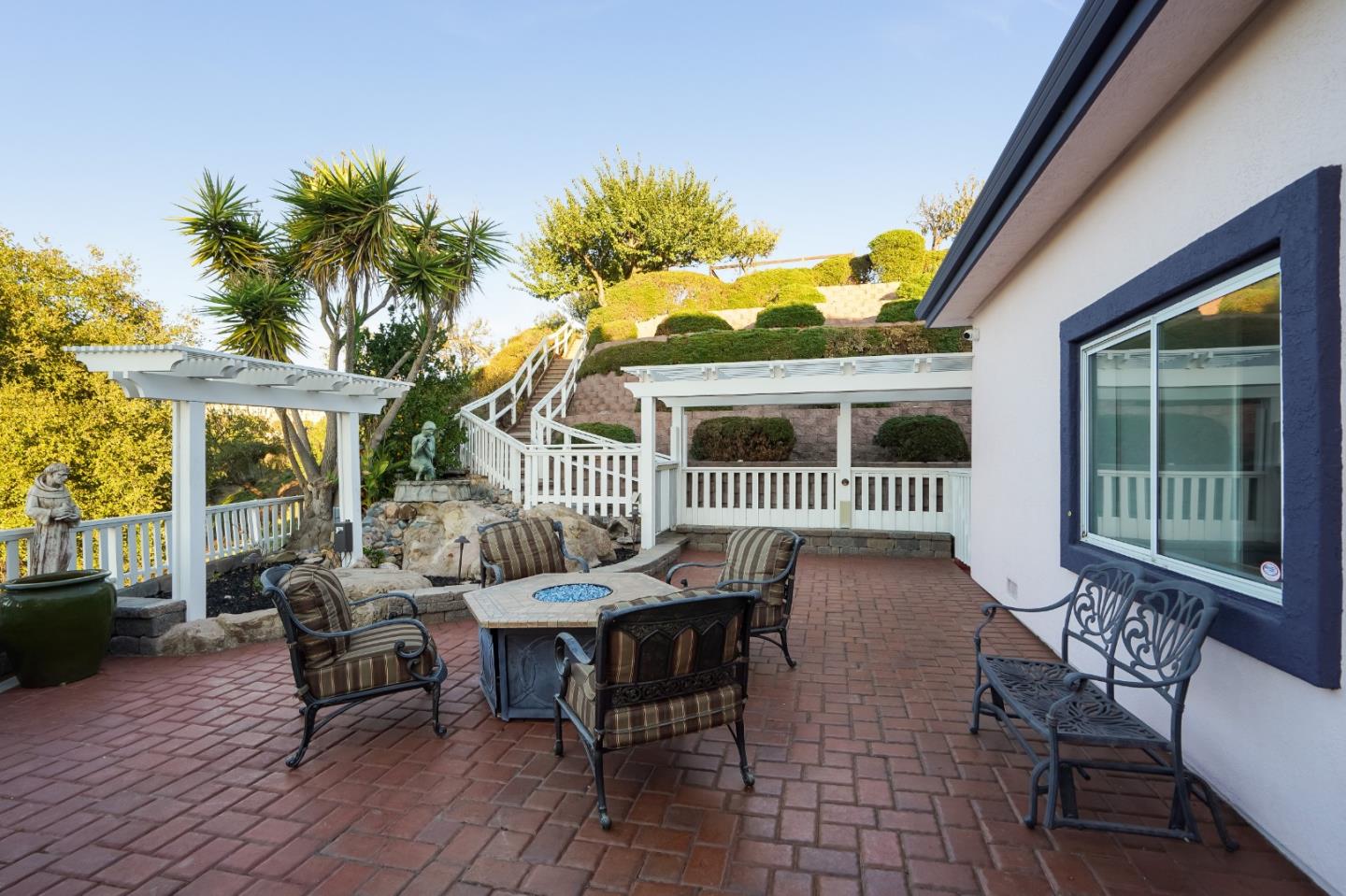 20460 Viewpoint Road Castro Valley, CA 94552 - Photo 37 of 50 a view of a patio with a table and chairs