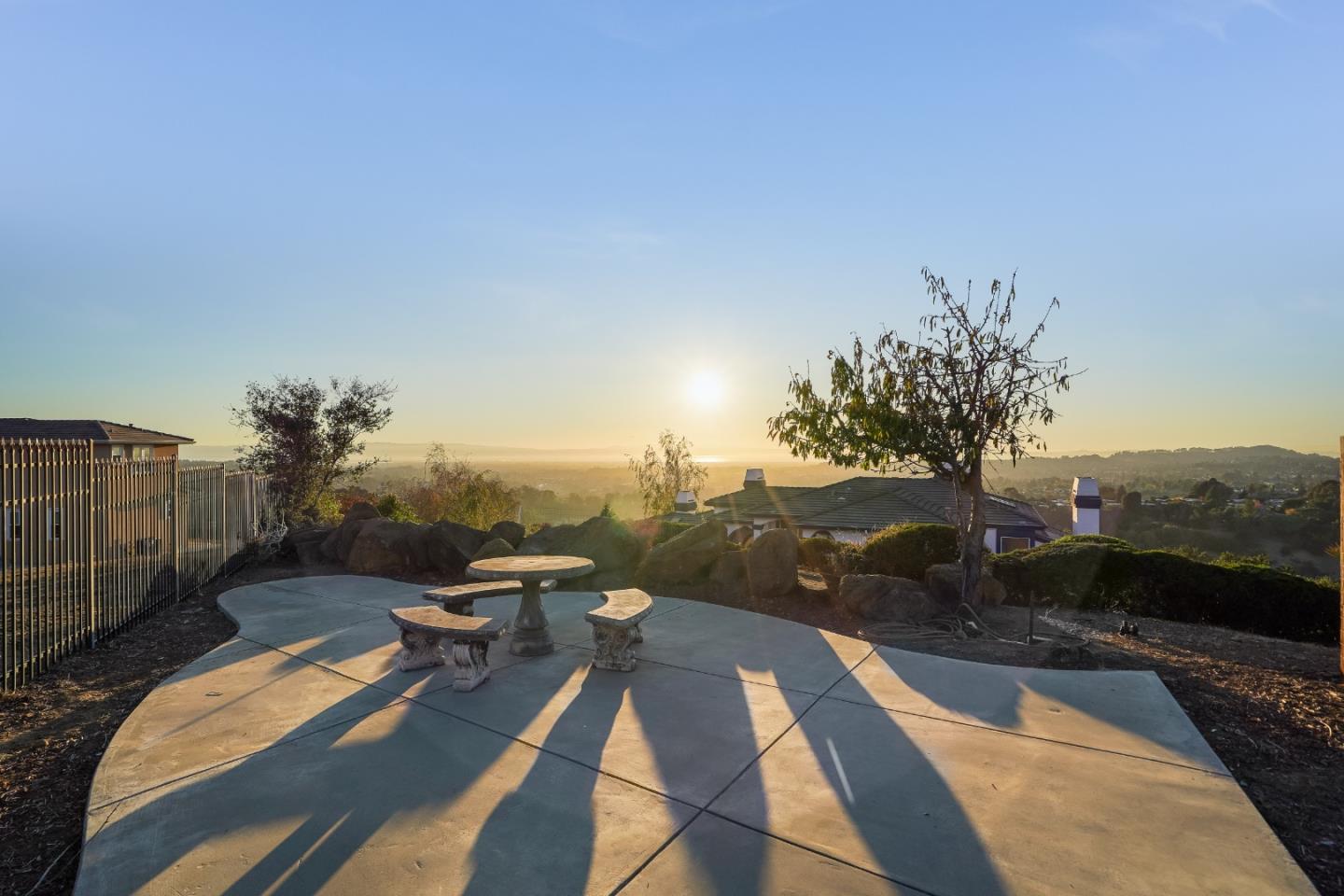 20460 Viewpoint Road Castro Valley, CA 94552 - Photo 41 of 50 a view of a backyard with sitting area