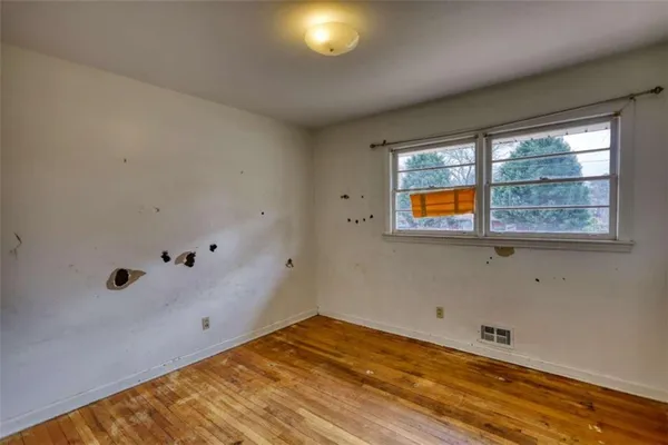 a view of empty room