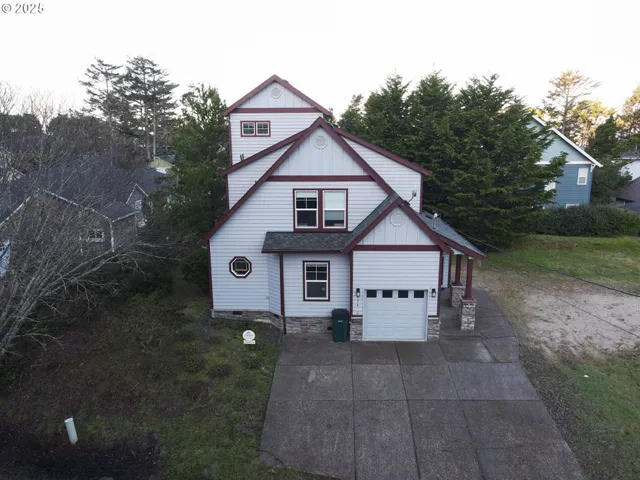 a view of a city with an ocean