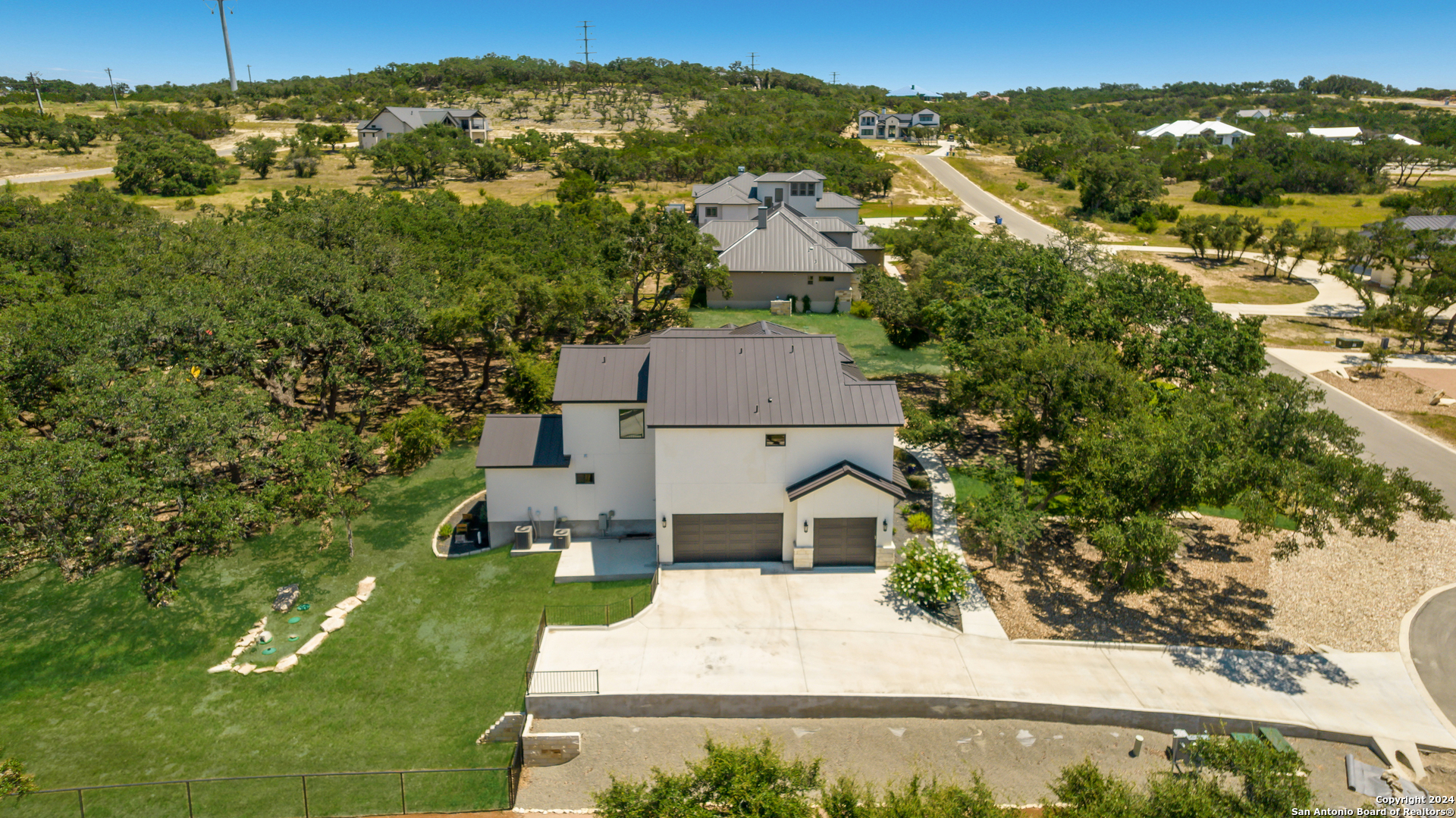 718 Post Oak Ridge Way Bulverde, TX 78163 - Photo 45 of 60 an aerial view of a house